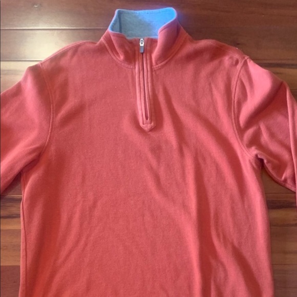 Izod Other - 151. MENS L IZOD 1/4 ZIP COTTON LIGHTWEIGHT SWEATER